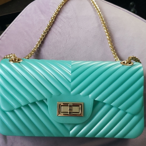 Handbags - Tiffany Blue Summer Bag